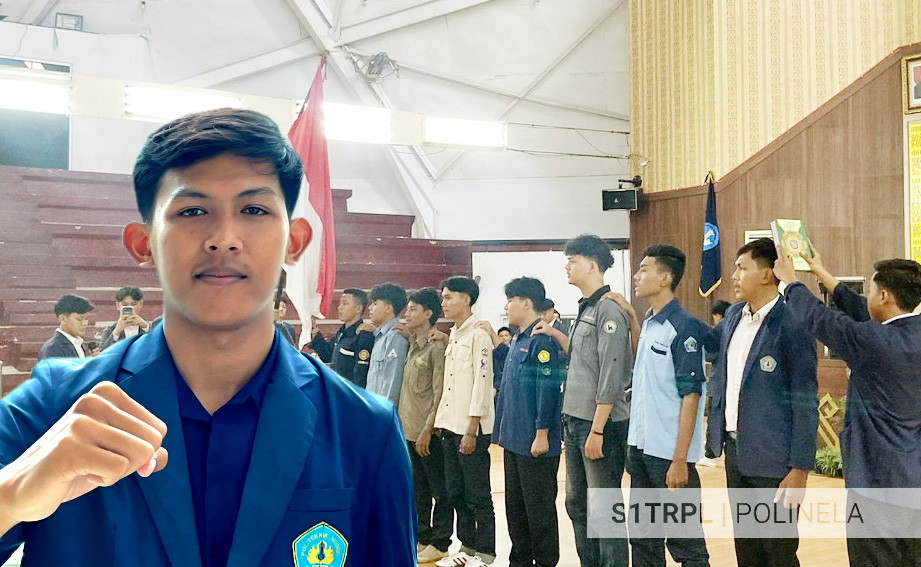 mahasiswa trpl resmi dilantik sebagai gubernur hmj teknologi informasi polinela