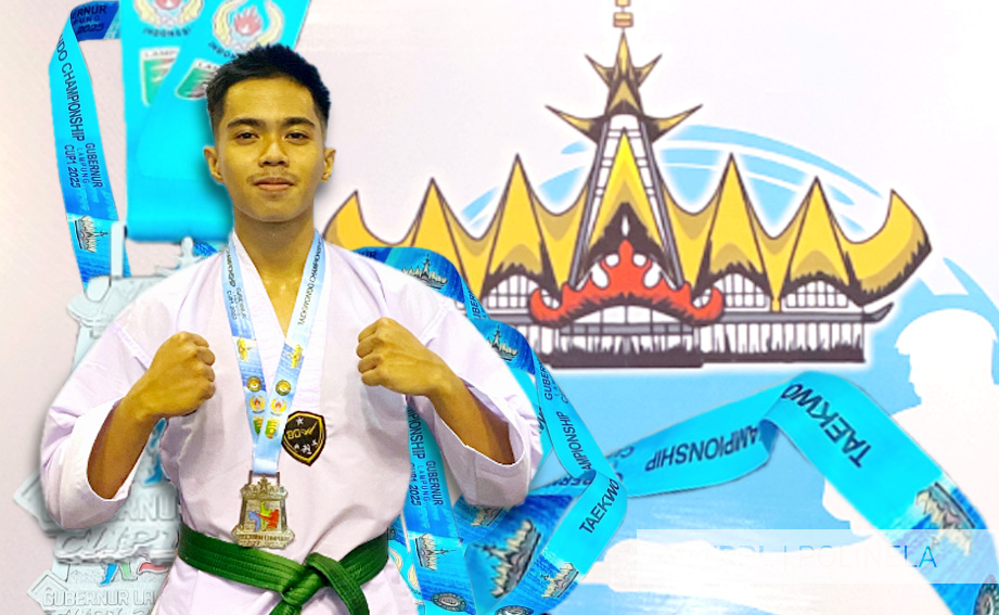 mahasiswa trpl juara 2 kejuaran nasional taekwondo gubernur lampung cup 2025